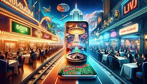 Antarmuka aplikasi mobile luna4d menampilkan pasar Liga 1 dan casino langsung